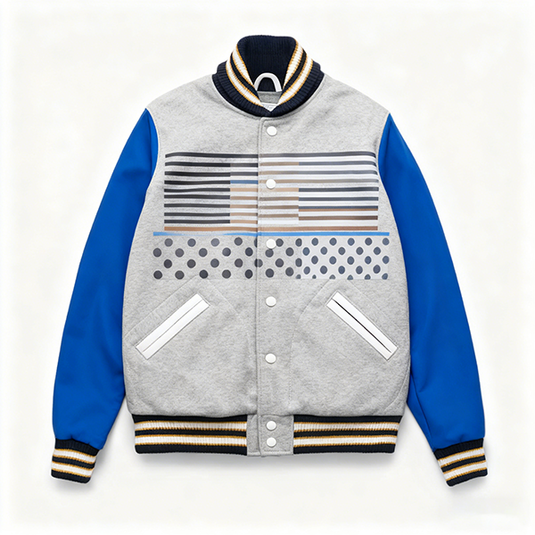 Men's Loose Casual Satin Bomber Jacket - Best Quality Custom Vintage Letterman Style Outerwear