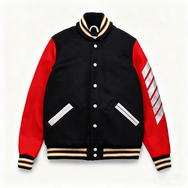 Custom Vintage Letterman Jacket - Best Quality Loose Casual Satin Bomber Fashion Outerwear