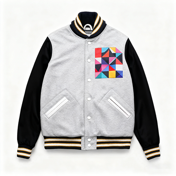 Loose Custom Satin Bomber Jacket - Best Quality Casual Vintage Letterman Retro Outerwear