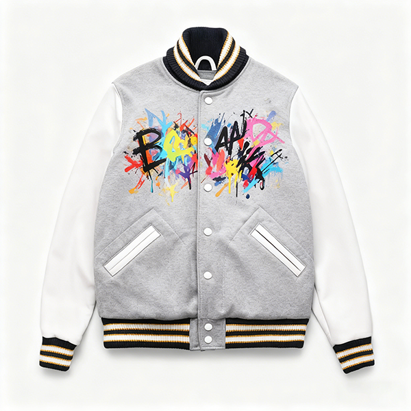 Custom Made Satin Bomber Jacket - Best Quality Loose Casual Vintage Letterman Retro Jacket